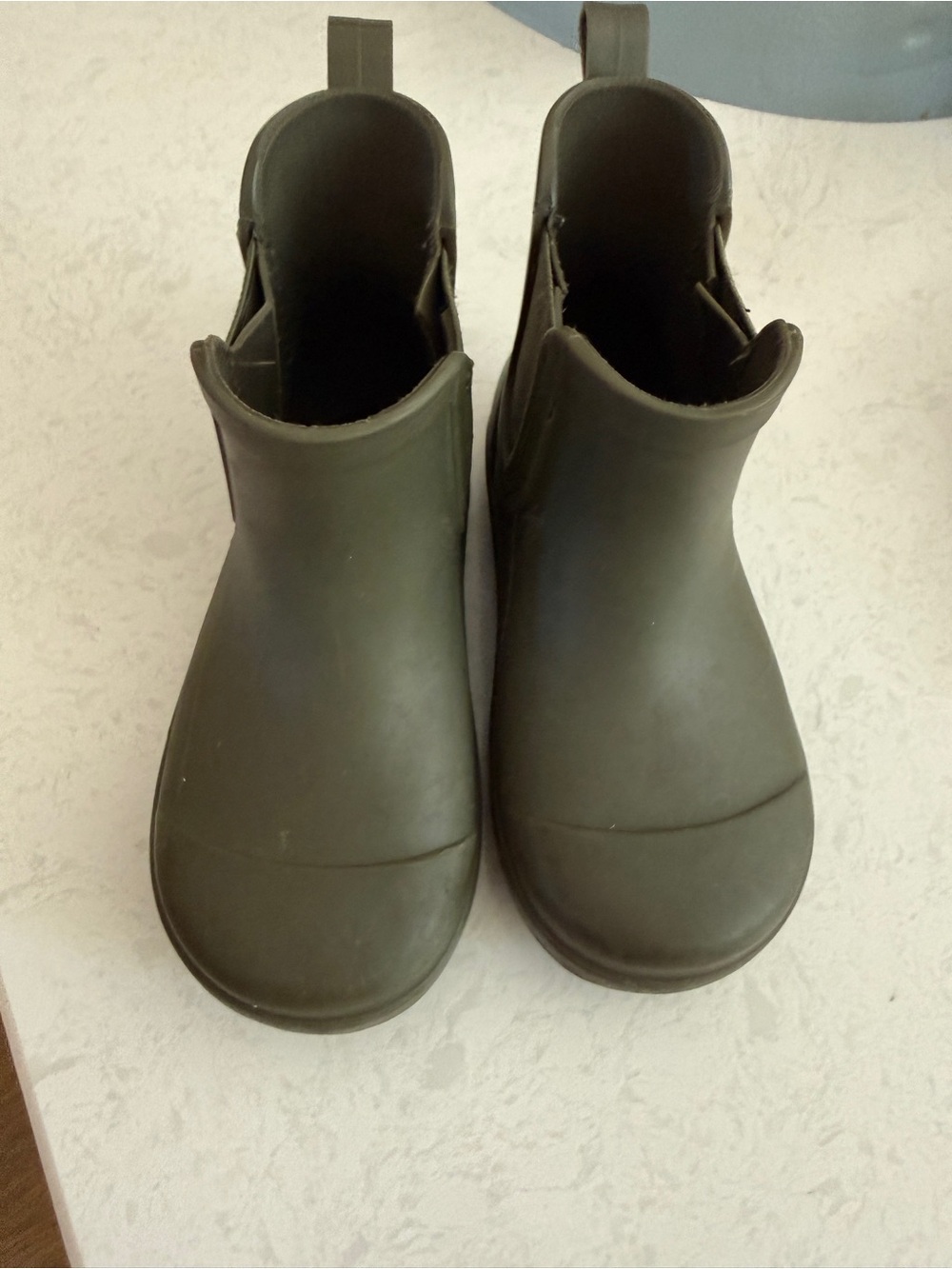 Carter's Olive Green Kids Chelsea Waterproof Rain Boots
